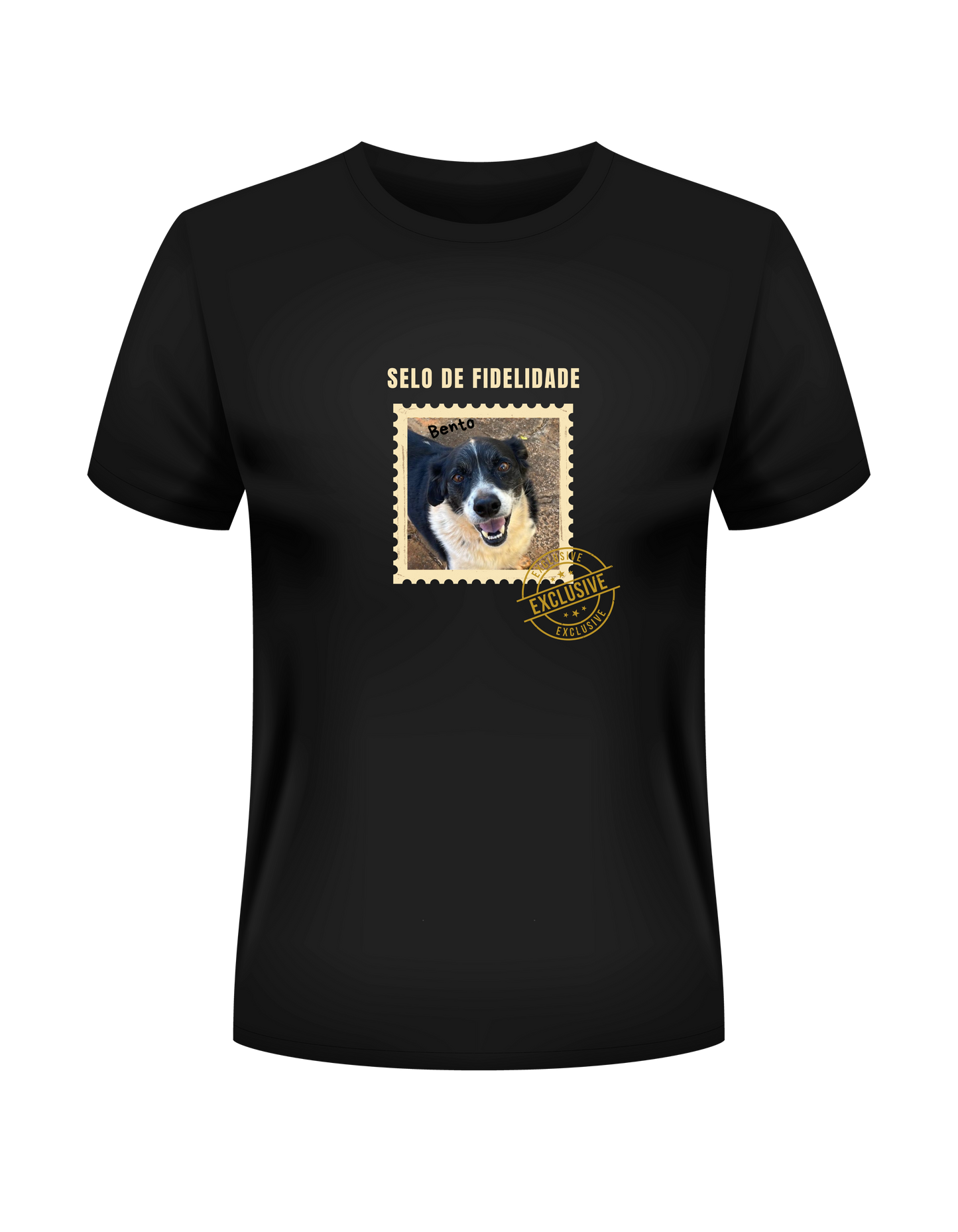 Camiseta Bento Selo Oficial de Confiança Canina