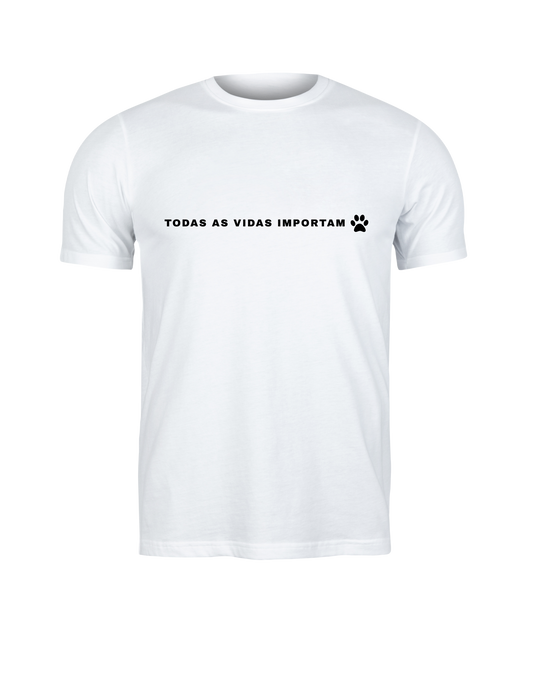Camiseta Todas as Vidas Importam