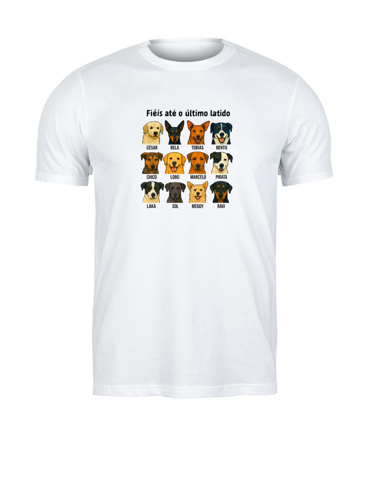 Camiseta Fiéis até o último latido