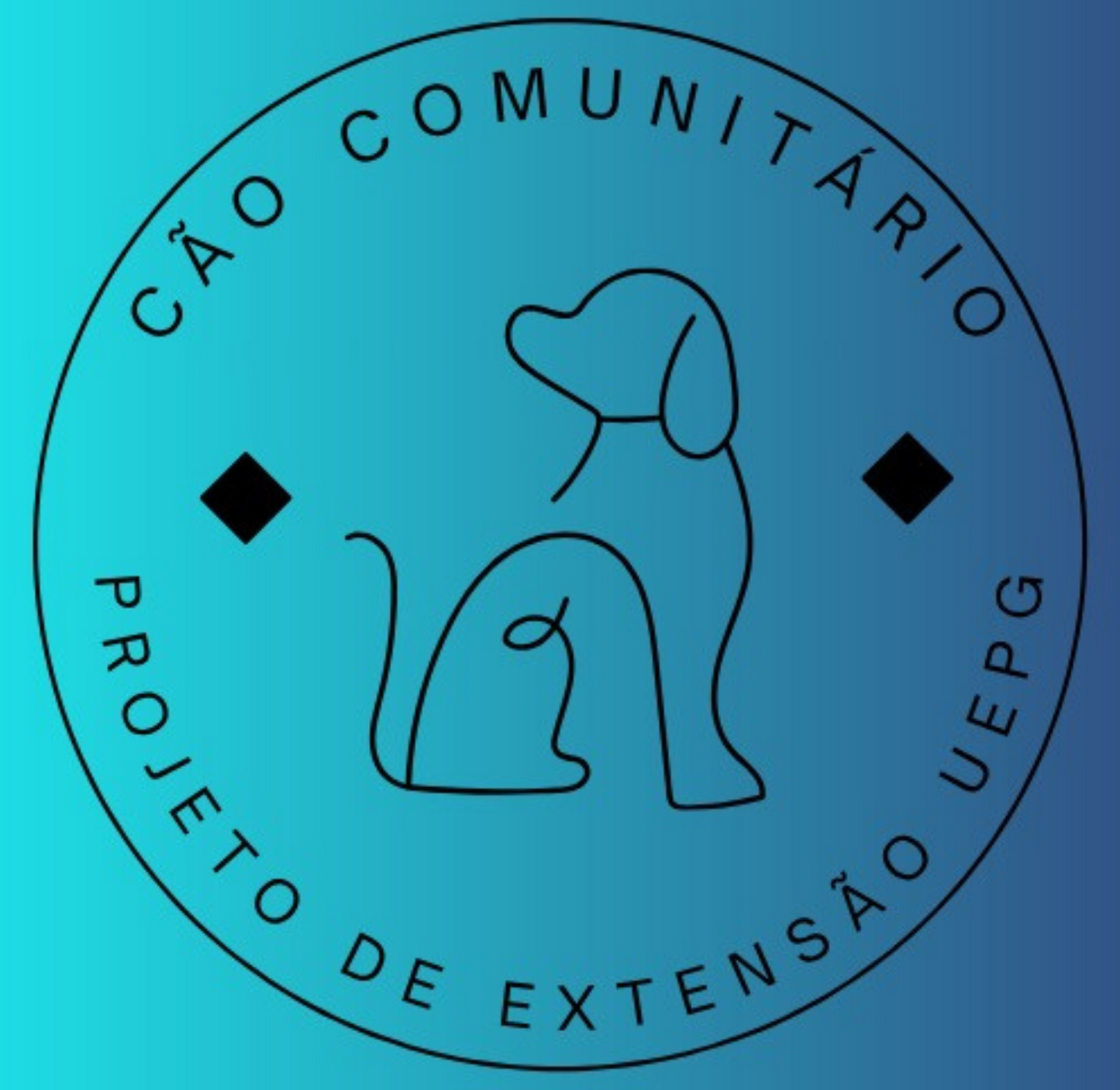 Adesivo Projeto Cão Comunitário