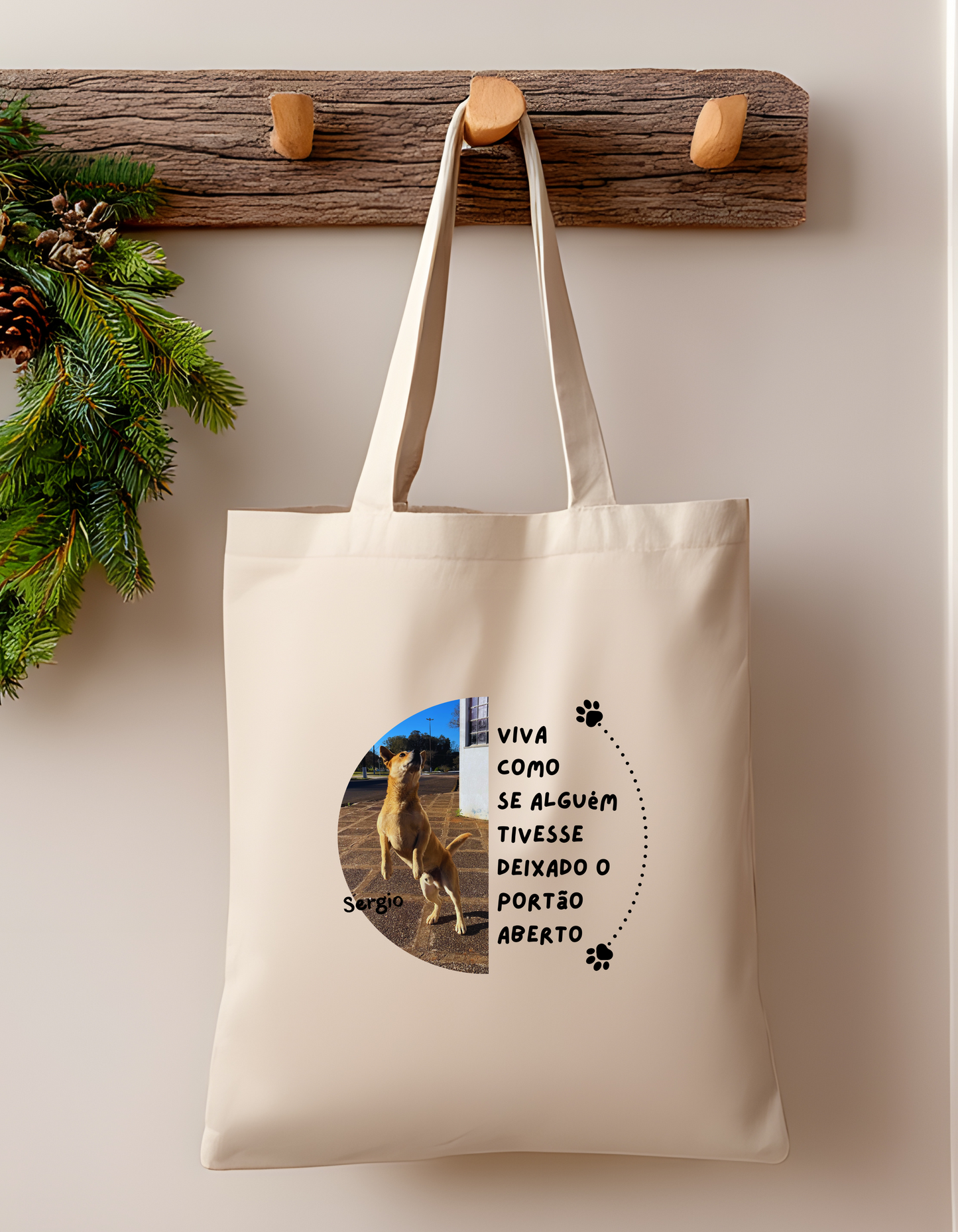 Ecobag Viva Como Se o Portão Estivesse Aberto