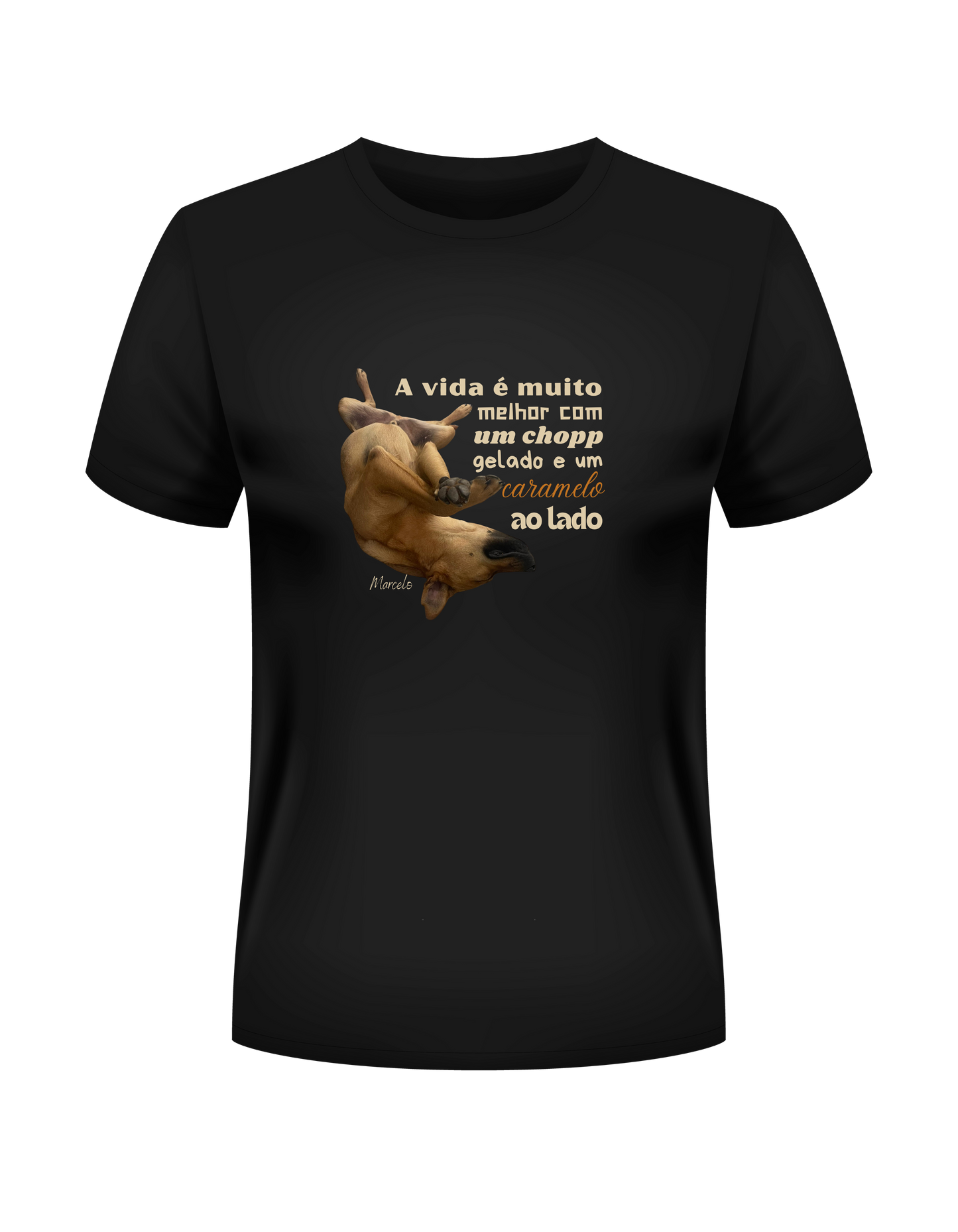 Camiseta Caramelo Virado no Chopp