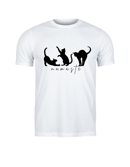 Camiseta “Namaste” - Gatos