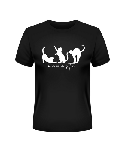 Camiseta “Namaste” - Gatos