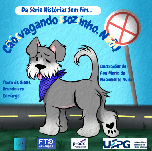 Livro Cão vagando sozinho não
